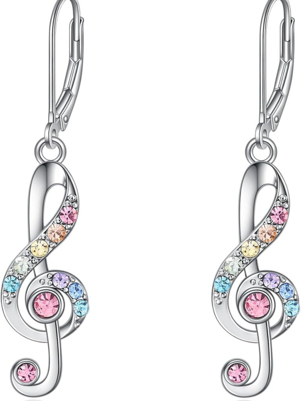 Music Note Earrings - Guitar, Violin, Piano Jewelry for Concert Lovers & Gifts